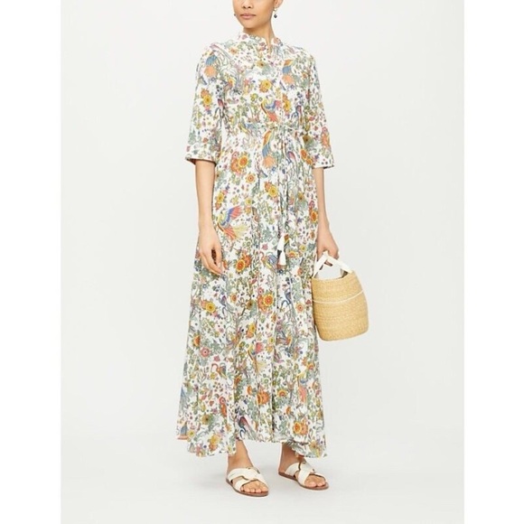 219 Tory Burch Printed Shirt Dress Promised Land Size XS - Picture 2 of 7